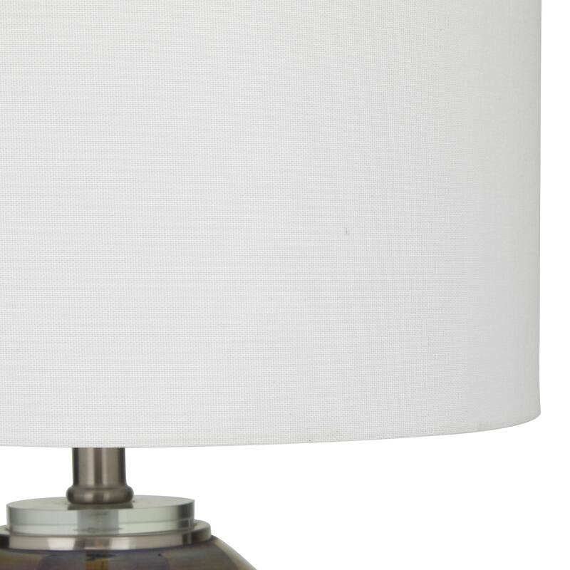 Glass Room Table Lamp - Set of 2 Blue - Roche River Decor