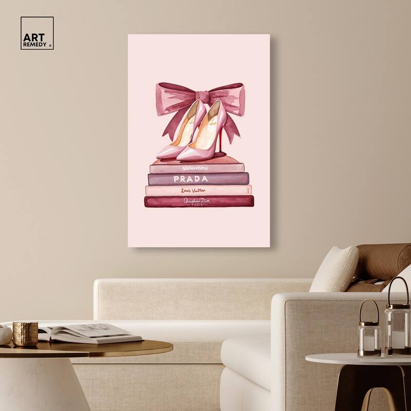 Stack of Fashion Canvas by Art Remedy, Gallery Wrapped