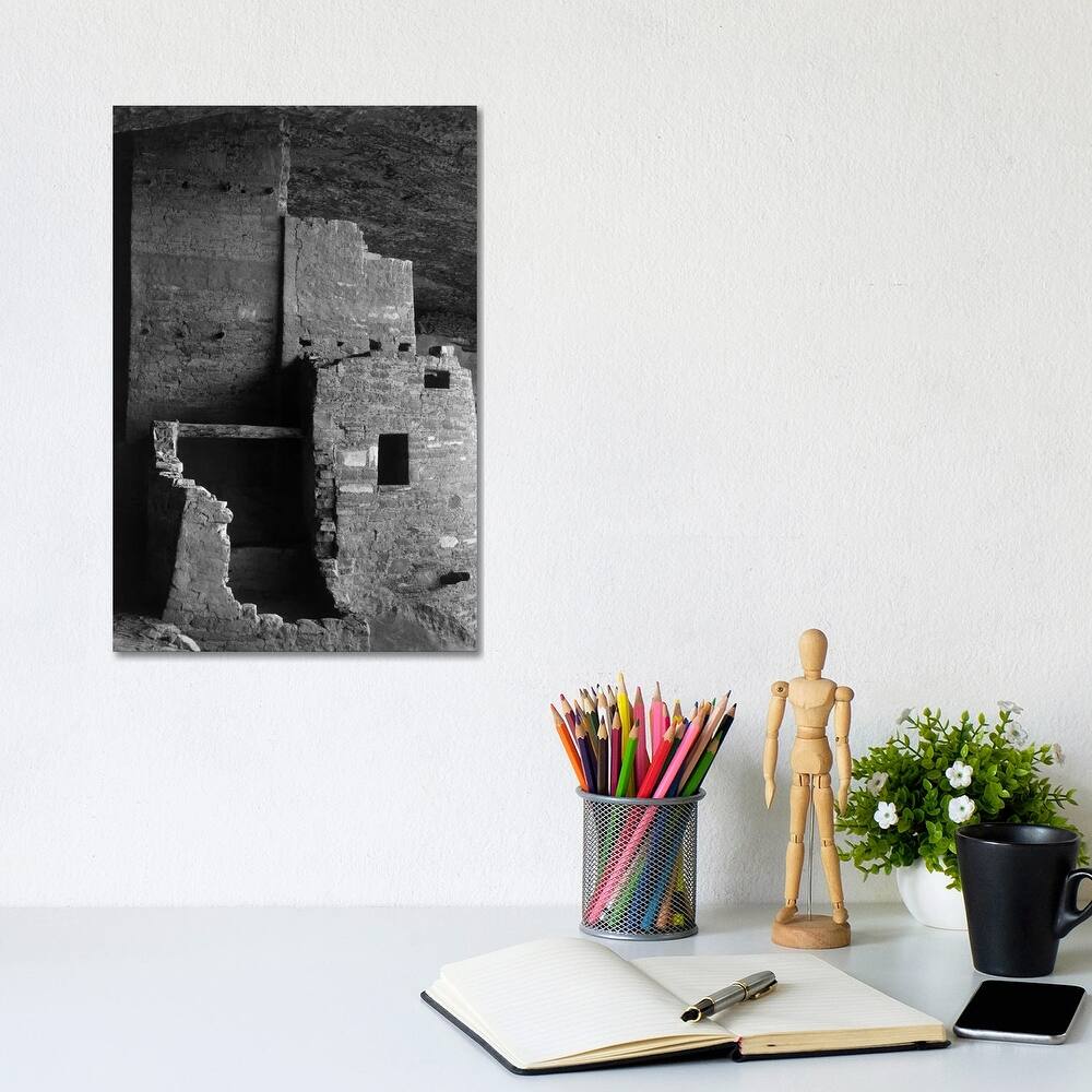 iCanvas "Cliff Palace, Mesa Verde National Park" by Ansel Adams Canvas Print