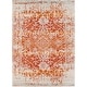 preview thumbnail 7 of 41, Esther Vintage Traditional Area Rug 3'11" x 5'7" - Orange/Beige