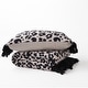 preview thumbnail 4 of 2, Rizzy Home Tatum Leopard Print Decorative Sham - 12" X 18" Black