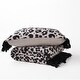 preview thumbnail 9 of 8, Rizzy Home Tatum Leopard Print Fringe Crib Quilt - 38" X 50"