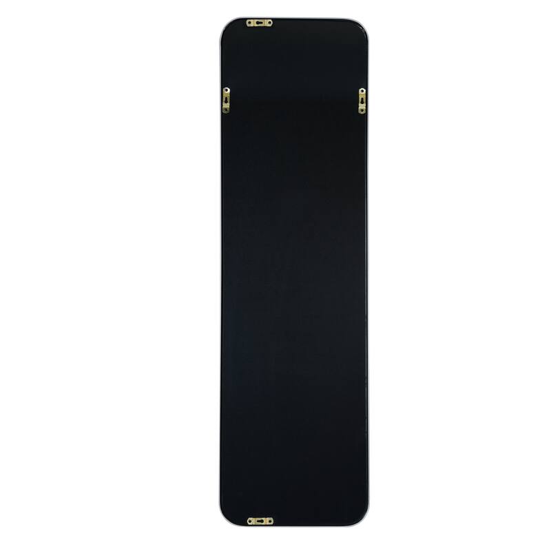 GDFStudio - Rivello Luxury Modern Full Length Door Decorative Mirror with Reinforced Hanging System & Metal Frame