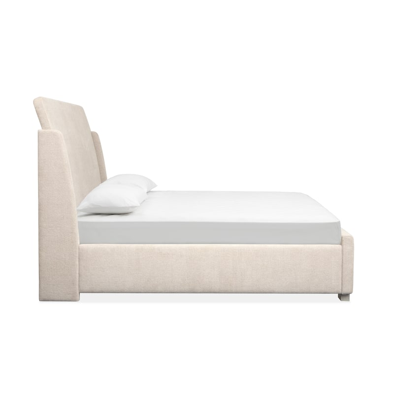 Magnussen Home Lorelei Misty Cloud Upholstered Sleigh Bed