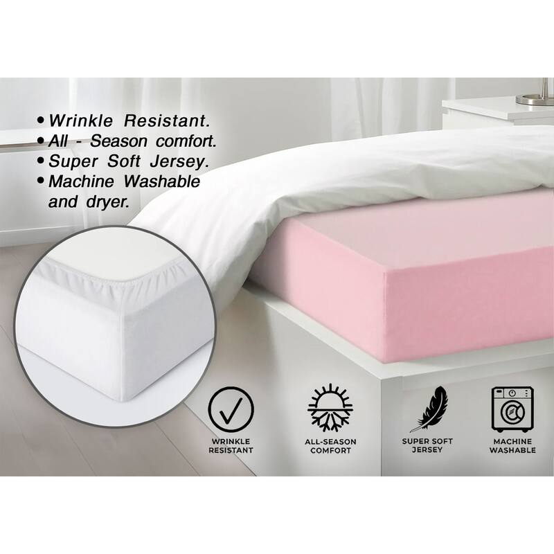 OrganicClub Ultra Soft Cotton Fitted Sheet