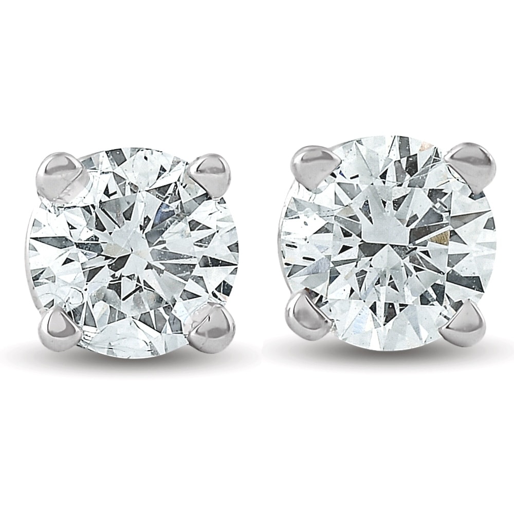 Bliss Diamond 3/8ct Diamond Studs White Gold