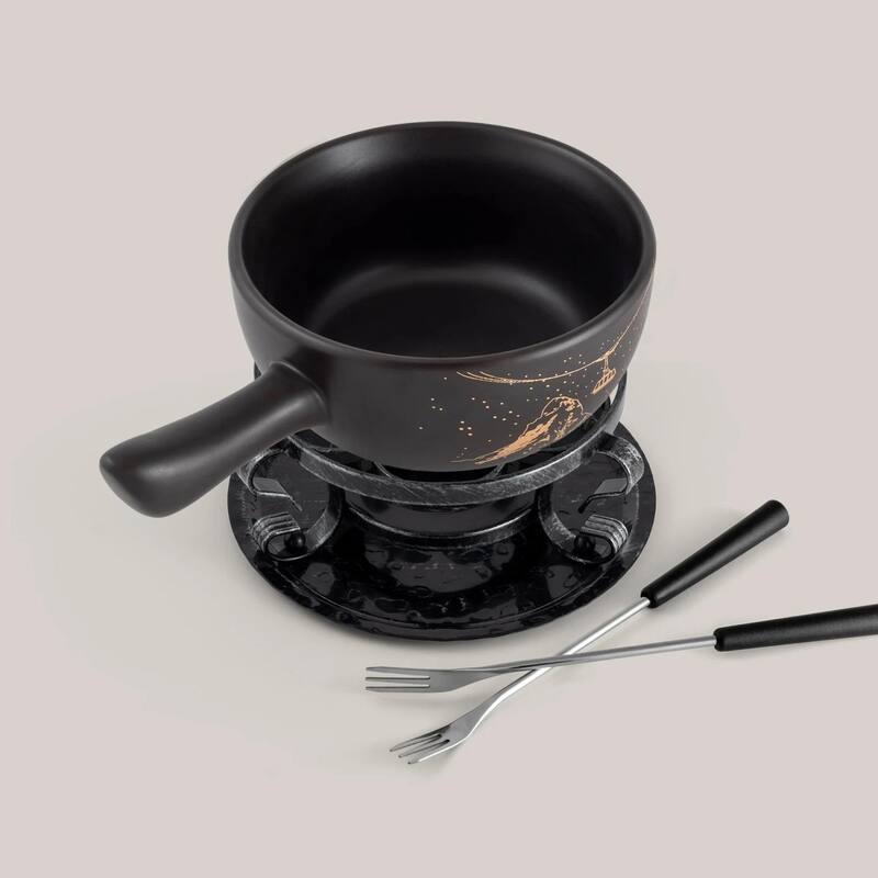 Swissmar Gruyere Ceramic Cheese Fondue Set