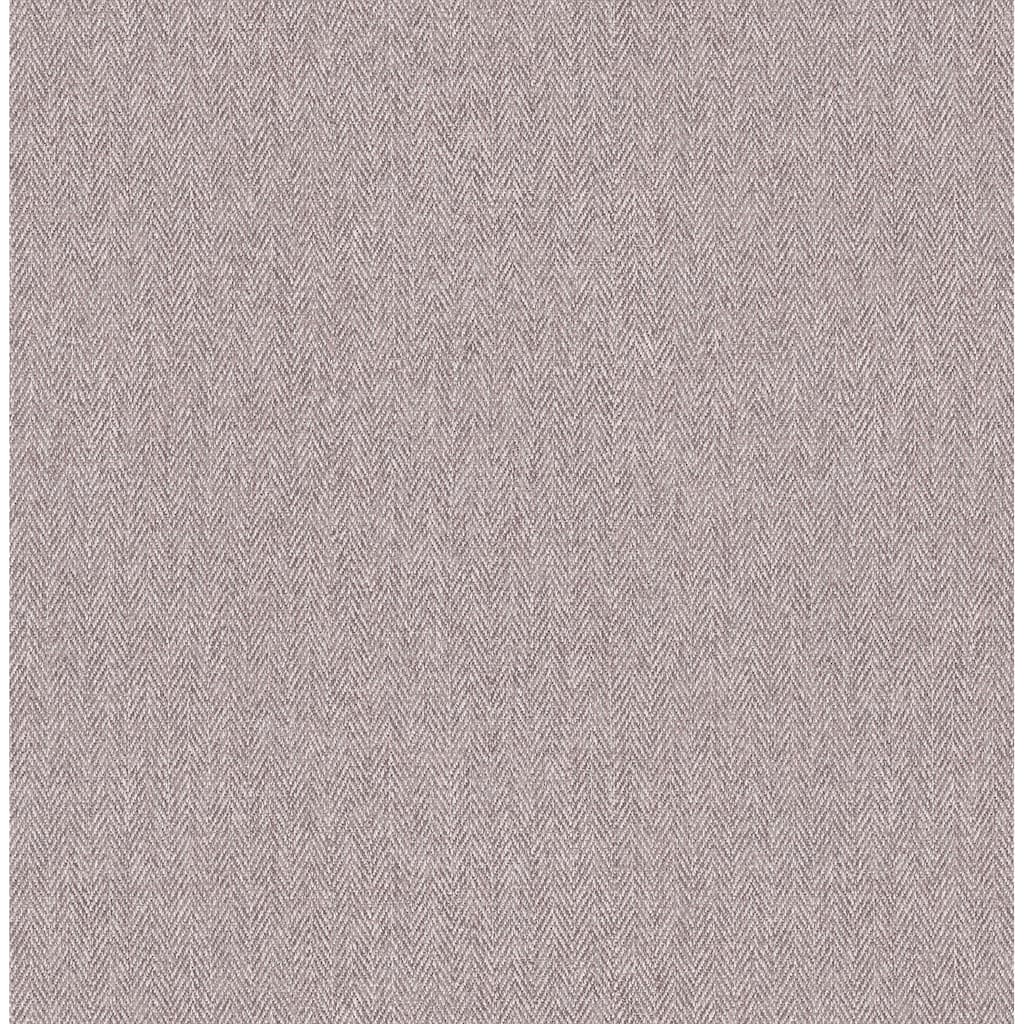 Herringbone Lavender Tweed Wallpaper
