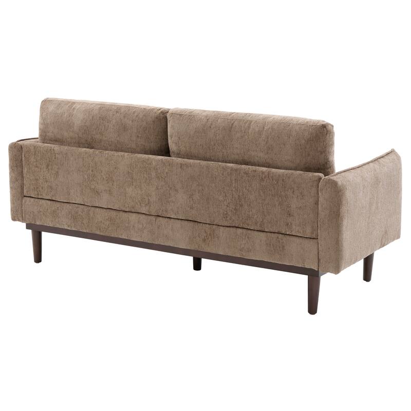 Christopher Knight Home - Lovina Modern Upholstered Loveseat Sofa with Spacious Seating and High-Density Cushioning.