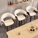 preview thumbnail 16 of 186, 26"/29" Faux Leather Swivel Bar Stools, Wood Counter Stool