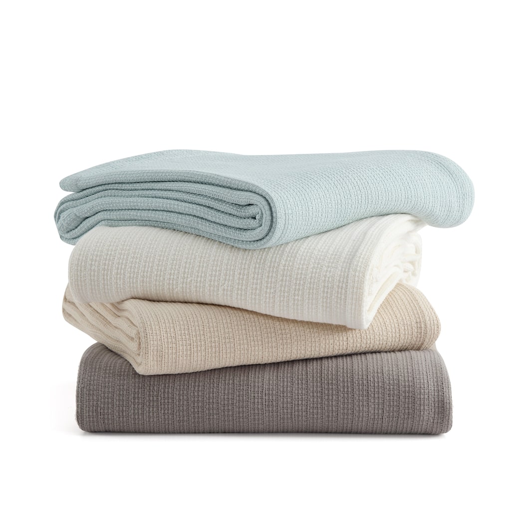 Martha Stewart Bedford Tile Solid Blanket