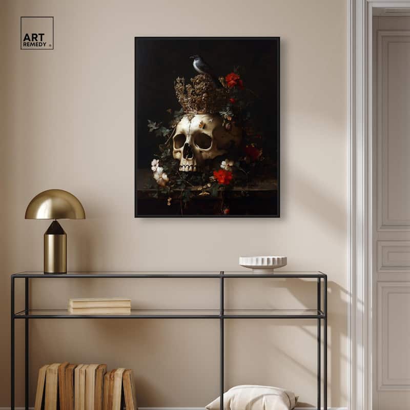 Skull's Legacy Canvas by Art Remedy