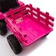 preview thumbnail 6 of 16, 12V Kids Ride On Tractor with Trailer, Battery Powered Electric Car w/ Music, USB, Music,LED Lights, Vehicle Toy for 3 to 6 Ages