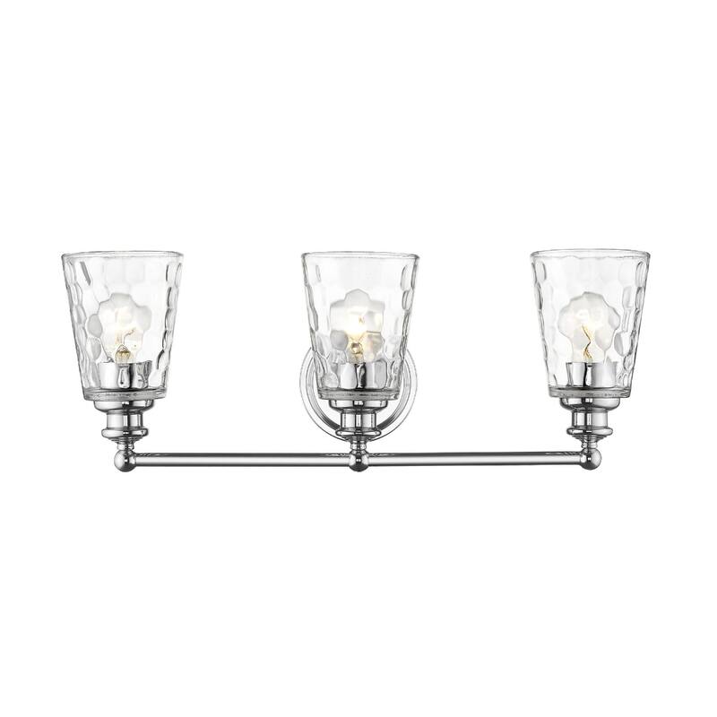 Modern Transitional Hardwired Wall Light with Reversible Mount and Clear Glass Shade LED Compatible