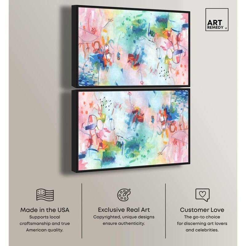 Crystalline Depths I Canvas by Art Remedy