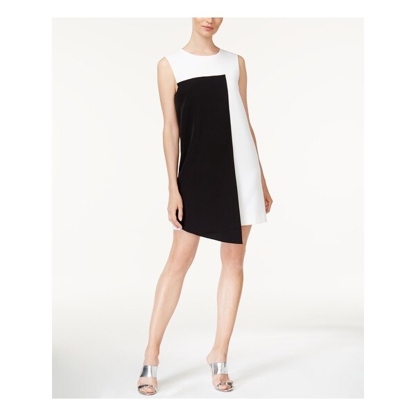 white mini shift dress