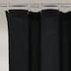 Lush Decor Two-tone Linen Button Shower Curtain