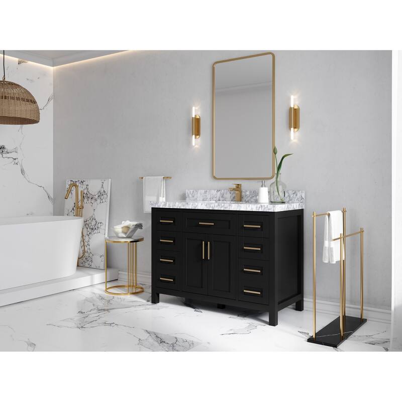 Willow Collections 48 in. W x 22 in. D Cambridge Single Sink Bathroom Vanity with Countertop