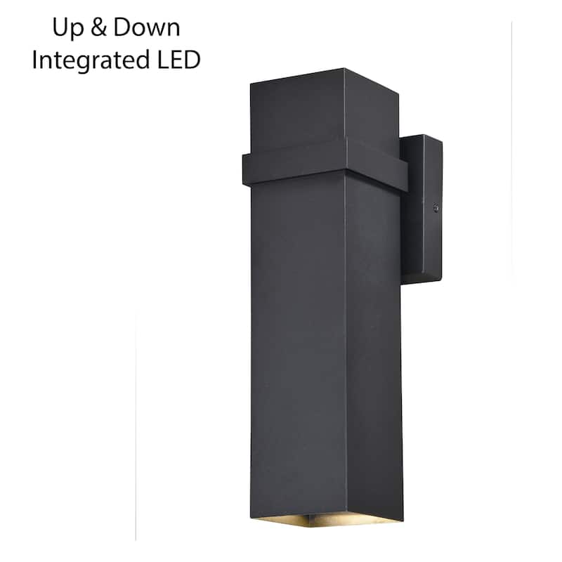 Vaxcel Lighting Lavage 14" Tall Integrated LED Outdoor Wall Sconce