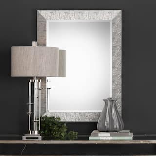 Copper Grove Rogers Thick Silver Framed Wall Mirror