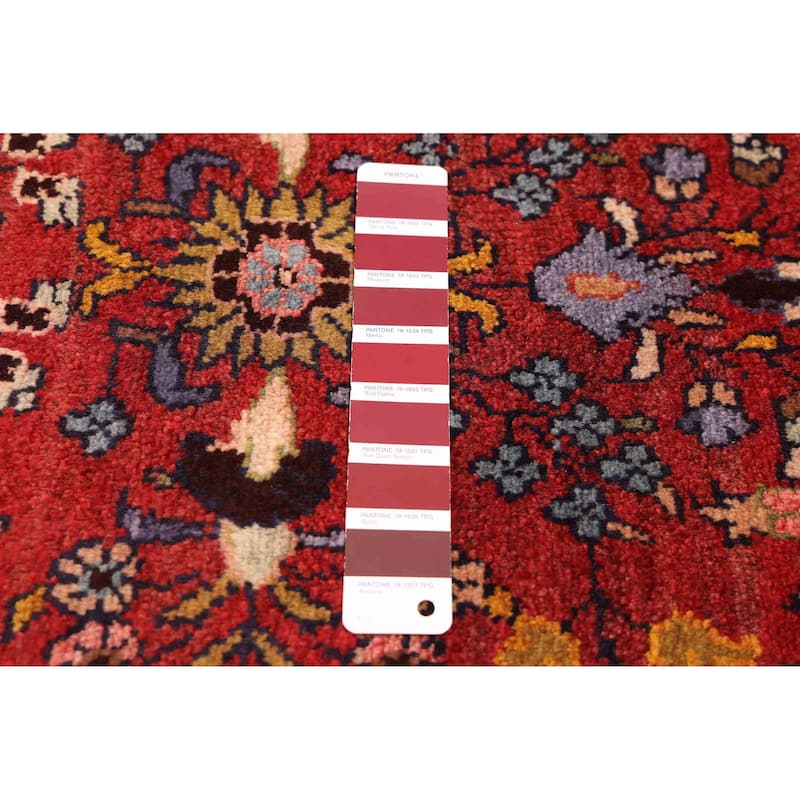 ECARPETGALLERY Hand-knotted Andelz Dark Red Wool Rug - 2'8 x 8'8