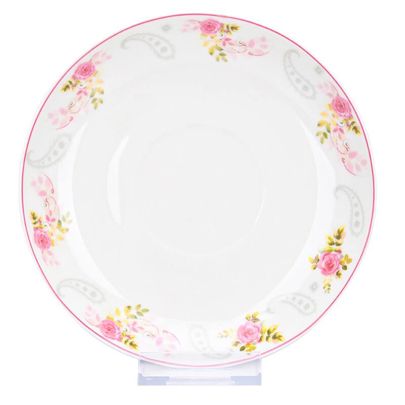 STP Goods 13.5 fl oz Rose Garden Tea Coffee Cup & Saucer - 13.5 fl oz