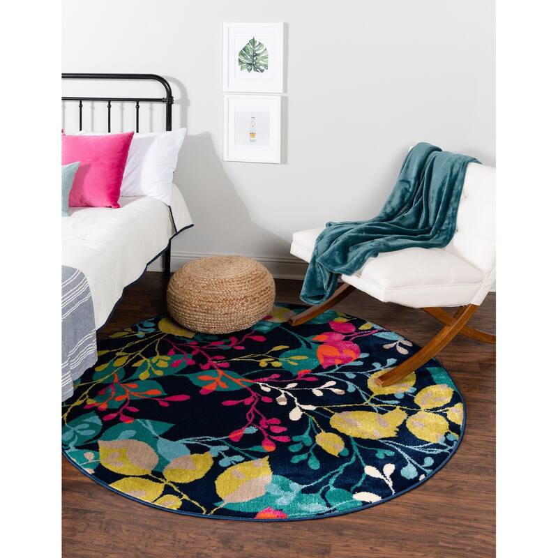 Contemporary Chorisia Collection Area Rug