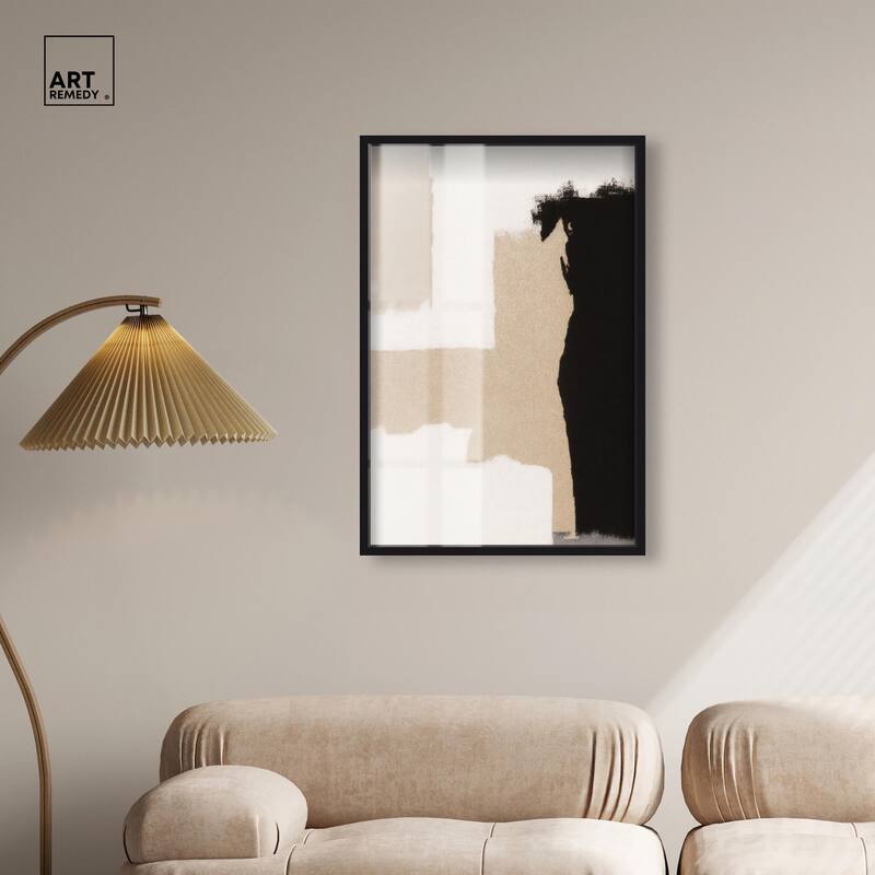 Earth and Ink III Shadowbox by Art Remedy