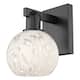 Option Matte Black / White Mouchette