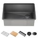 preview thumbnail 82 of 162, KRAUS Kore Workstation Undermount Stainless Steel Kitchen Sink
