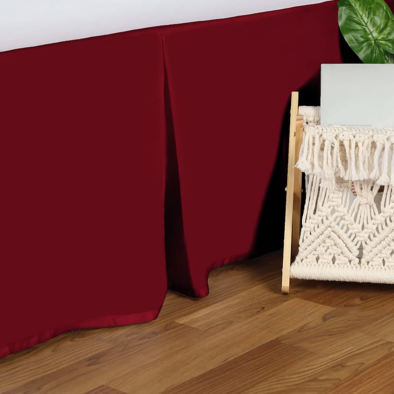 Superior 300 Thread Count Solid Combed Cotton Drop Bedskirt