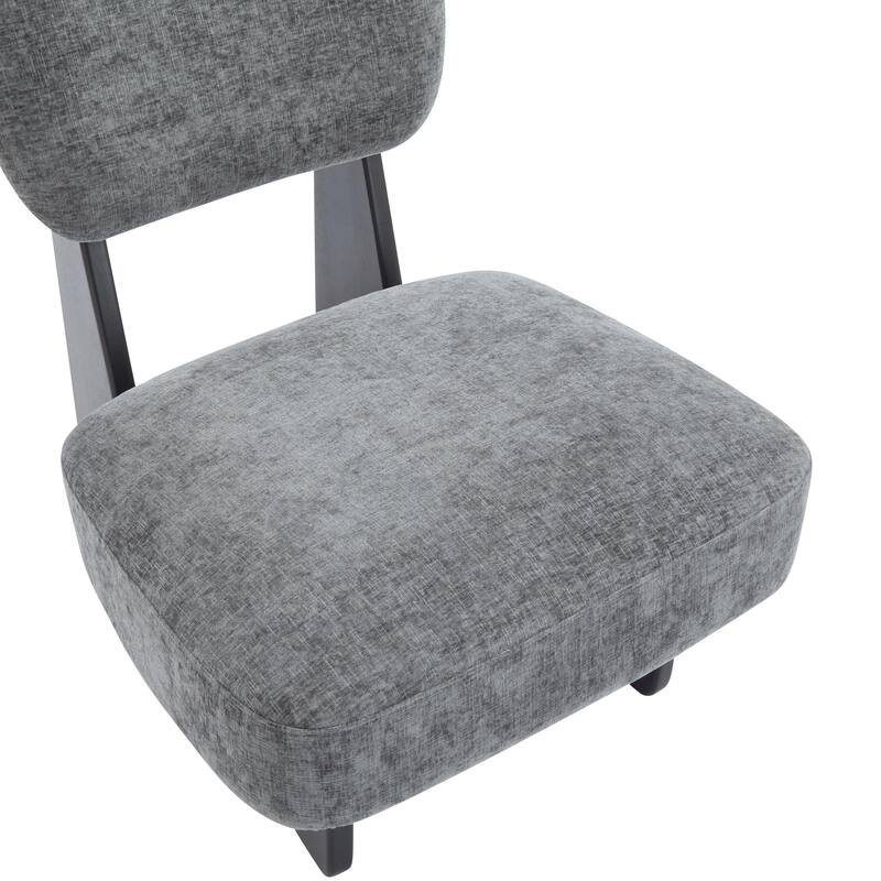 Minimalist Accent Chairs Set - Wood Frame