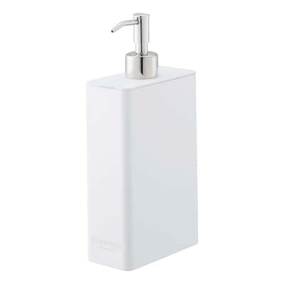 Yamazaki Home Rectangle Shower Dispenser - Three Styles, ABS Plastic, Shampoo, 24 fluid oz., 700 ml