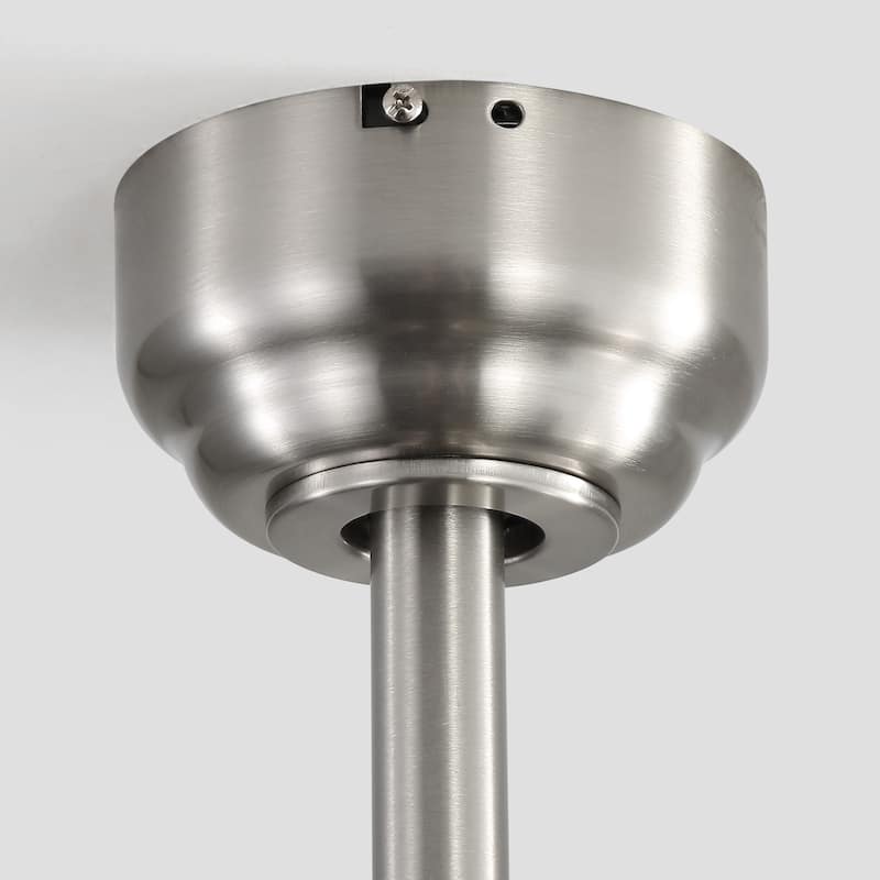 42"/52" Ceiling Fan with Remote,Dual Blade Finish,3CCT LED Light,Plywood Blades,Flush Mount and Downrod Mount