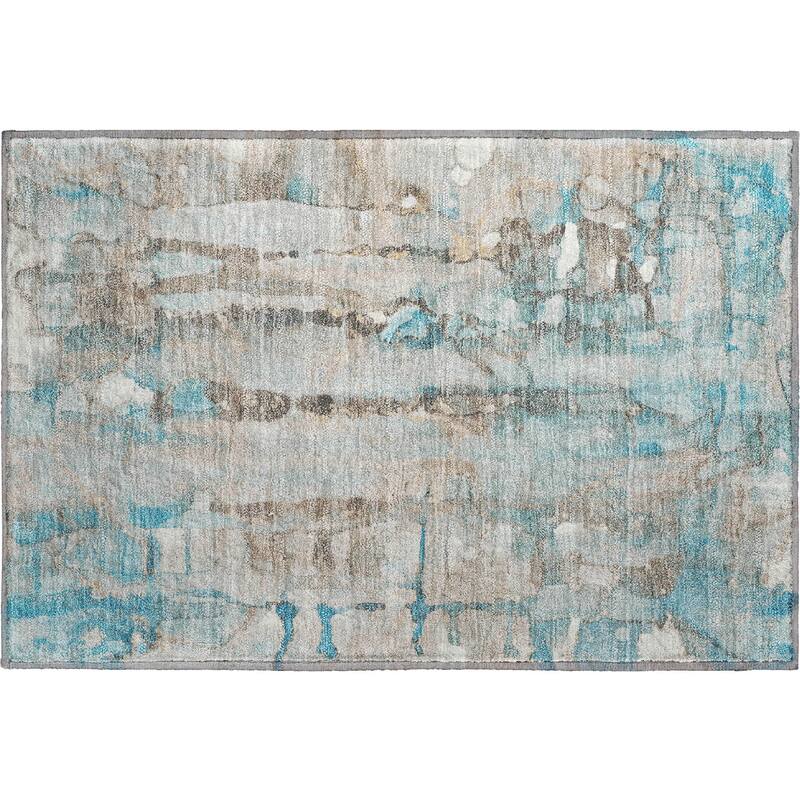 Premium Washable Super Soft Contemproary Rugged Mayfield Rug