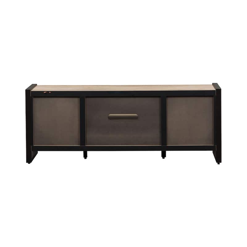 Sun Valley Sandstone 64 Inch TV Console Faux Metal