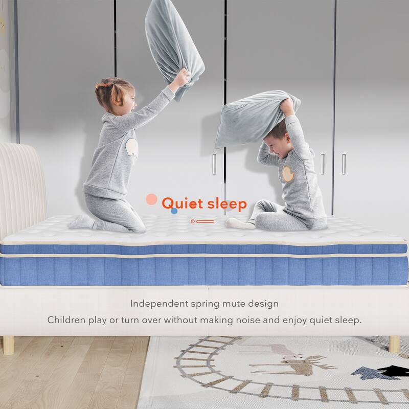Sweetnight 8 inch Gel Memory Foam Hybrid Mattress in a Box