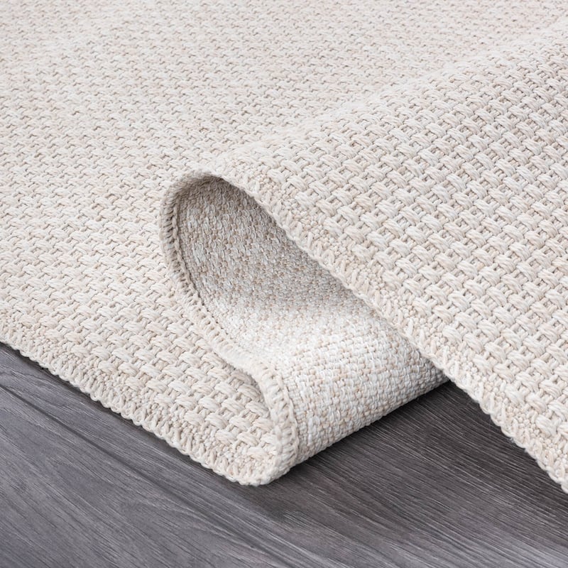 VILLADECOR Easy Jute Indoor Outdoor Weaving Area Rug