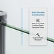 preview thumbnail 7 of 14, OVE Decors Breeze 32 in. Corner Shower Sliding Door with Base and Clear in Chrome