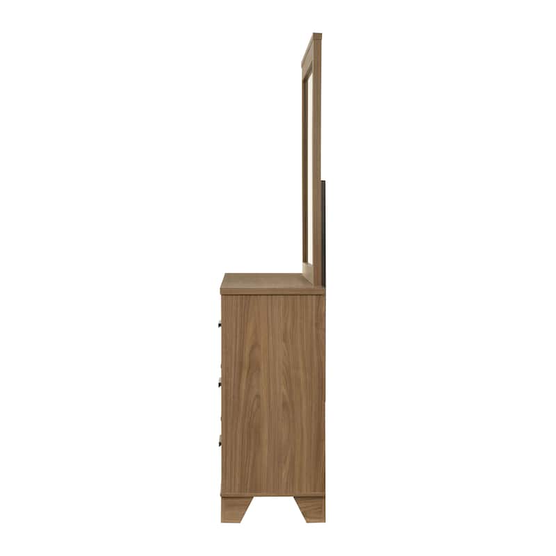 Furniture of America Nyess Modern Chestnut Brown 5-Piece Wood Kids Bedroom Set