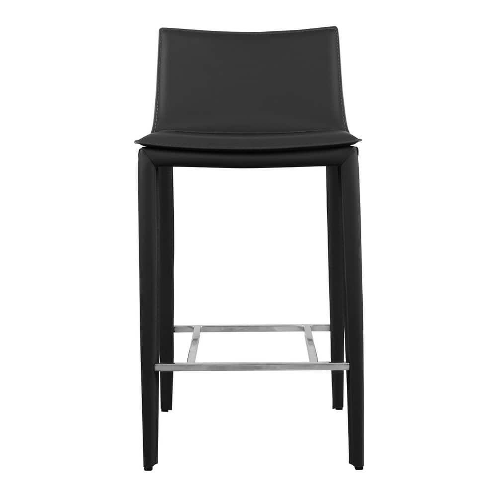 Hilton 25.5" Leather Counter and Bar Stool (Single)
