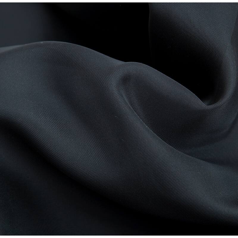 HLC.me Sheer Voile Window Treatment Rod Pocket Curtain Panels for Bedroom, Living Room, Kitchen - Set of 2 panels