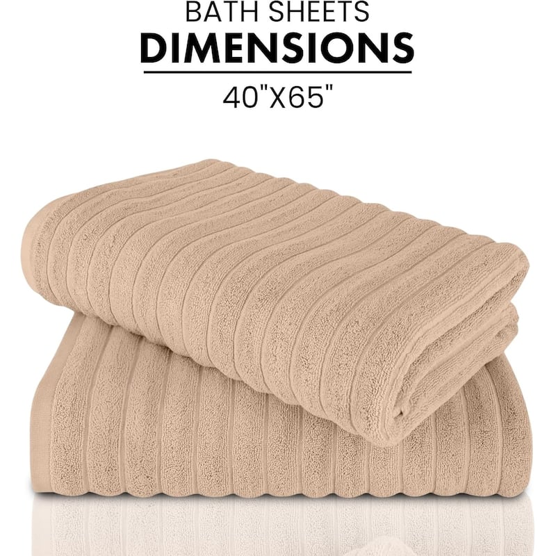 Brampton 2 Piece Luxury Turkish Cotton Jumbo Bath Sheets