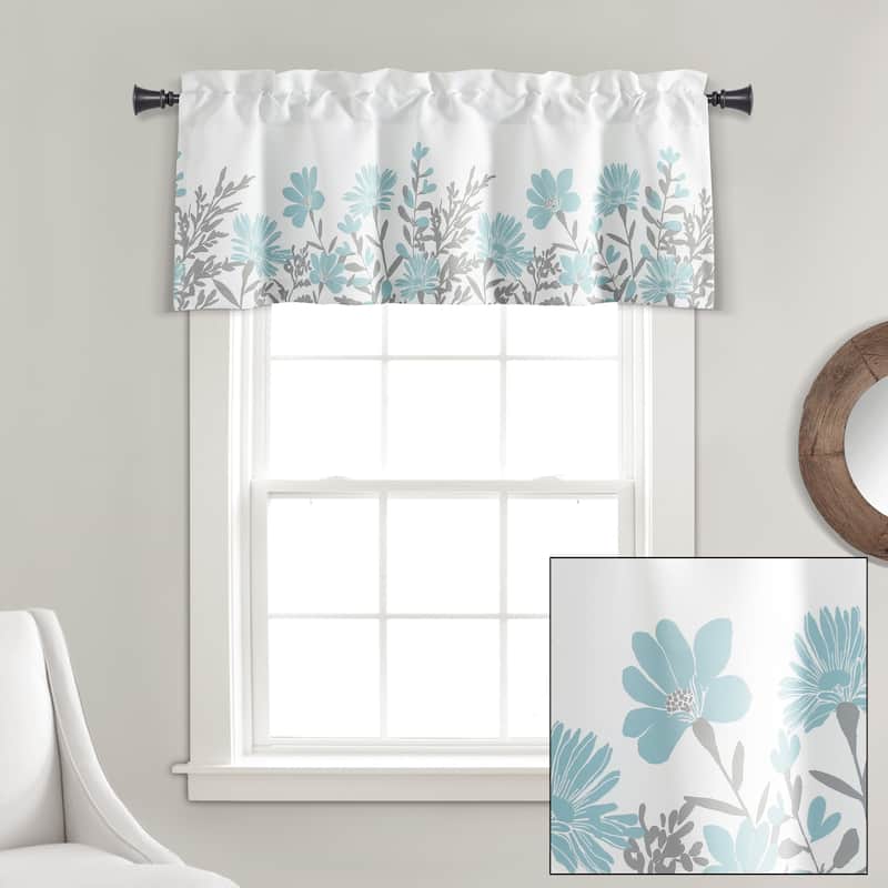 Lush Decor Aprile Light Filtering Valance - 18" x 52"