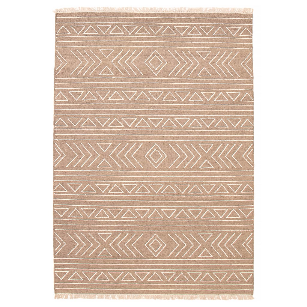 Marrakech Taupe Kilim 5'2" x 7'9" - 5'2 x 7'9