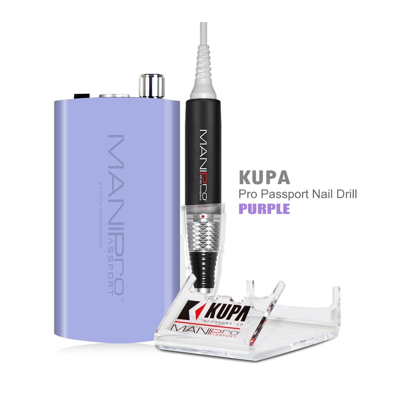 Kupa Mani Pro Passport Red Portable Nail Drill With Kp 55 Handpiece Overstock 10518494