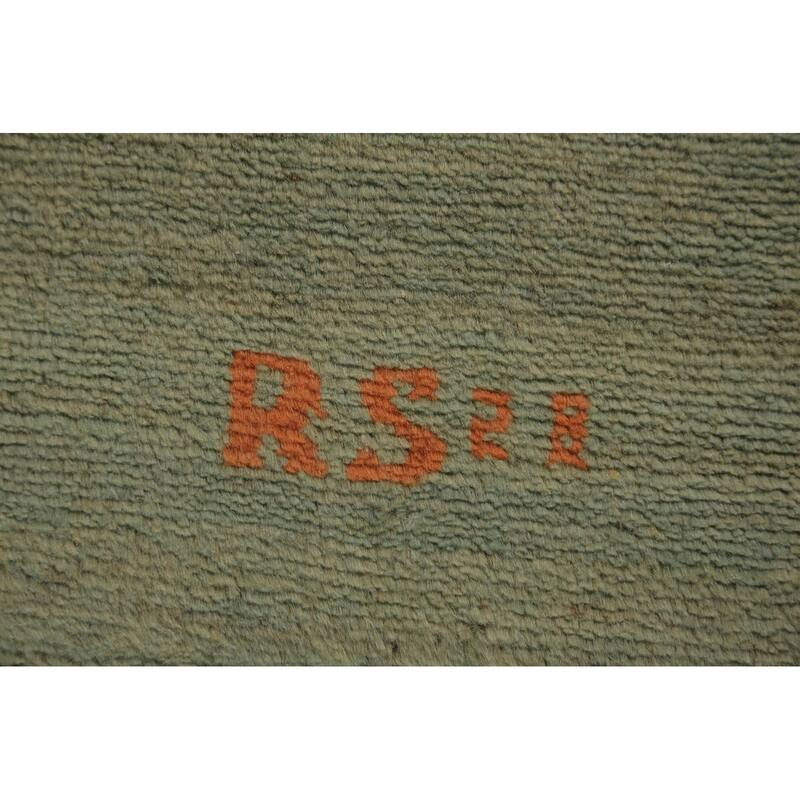 Modern Gabbeh Runner Rug Hand-Knotted Living Room Wool Carpet - 2'6" x 9'6"