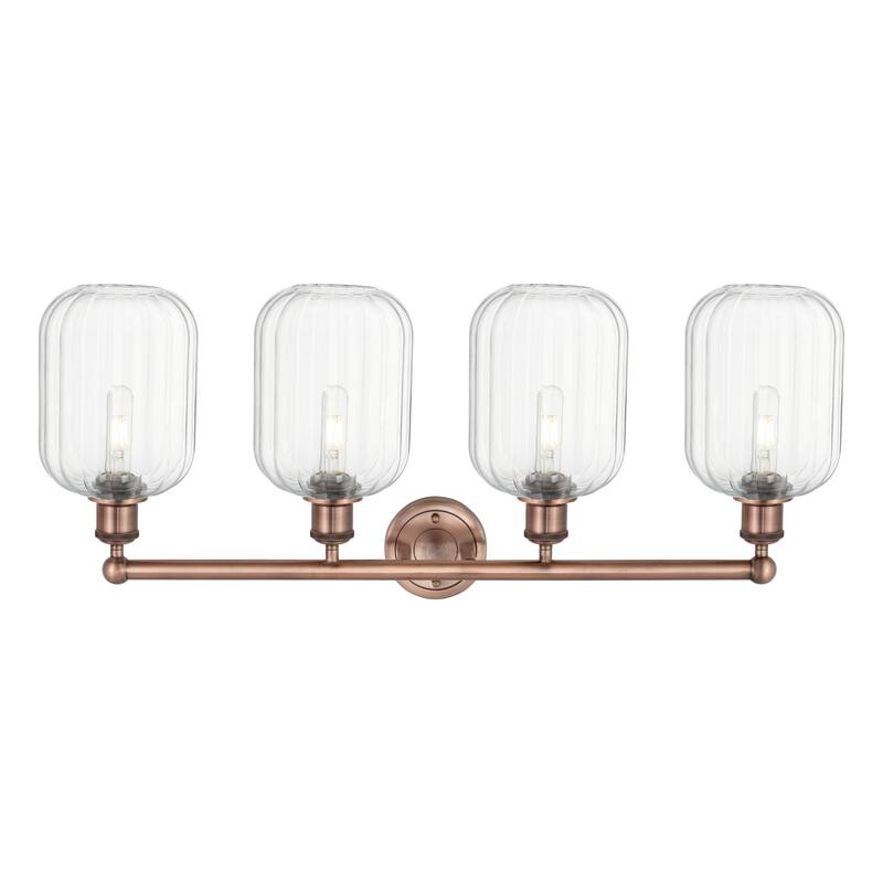 Innovations Lighting Endless Possibilities Edison - Preston - 4 Light 34" Jar Shade Bath Vanity Light