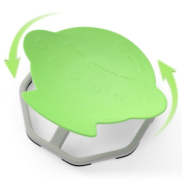 slide 2 of 10, Costway Kids Sensory Swivel Chair with Non-Slip Metal Base for - See Details Green - See Details