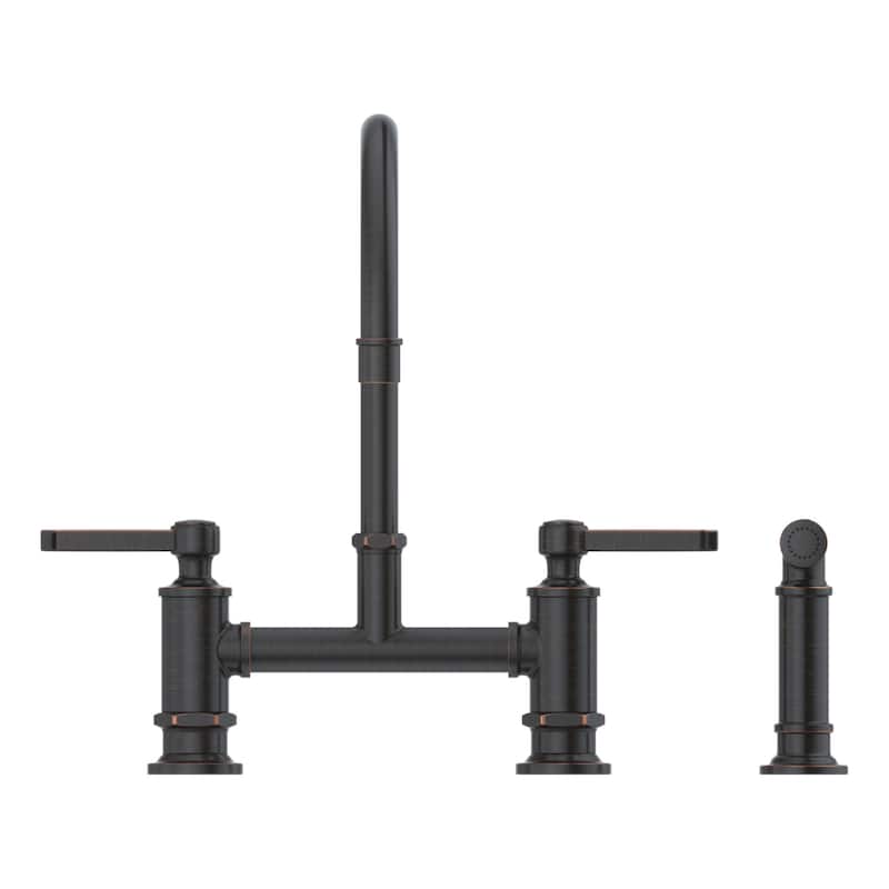 Pfister Port Haven 1.8 GPM Widespread Bridge Kitchen Faucet - Includes